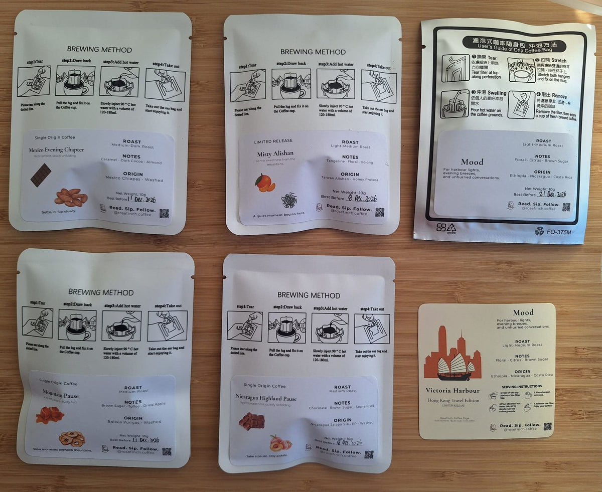 5 Coffee Moments — Drip Bag Coffee Collection